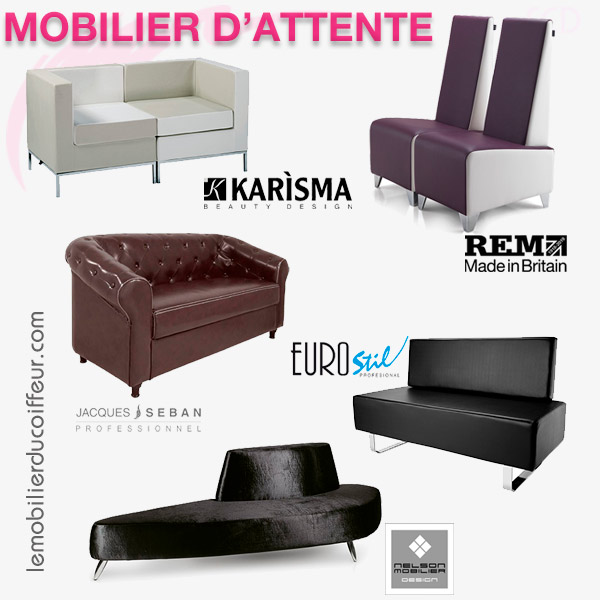 Mobilier d'attente France Coiffure Diffusion