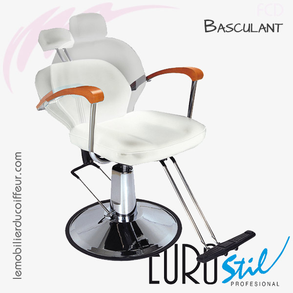 Fauteuil Barbier | BASCULANT (blanc) | Eurostil