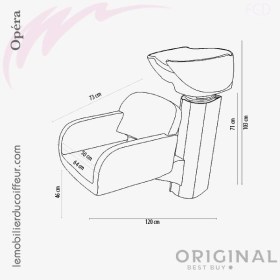 Bac de Lavage Opéra Original Best Buy (Dimensions)