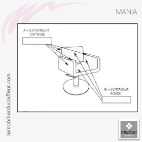 FAUTEUIL DE COUPE - MANIA (Couleurs) - Nelson Mobilier