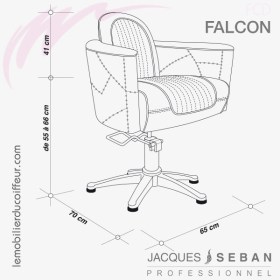 Fauteuil de coupe | FALCON (Dimensions) | JACQUES SEBAN