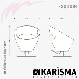 FAUTEUIL DE COUPE - COCOON (Dimensions) Karisma