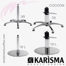 FAUTEUIL DE COUPE - COCOON (Pieds) Karisma