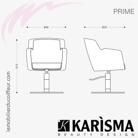FAUTEUIL DE COUPE - PRIME (Dimensions) Karisma