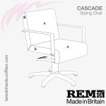 Fauteuil de coupe | Cascade (Couleurs) REM