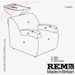 Bac de lavage Lana(Dimensions) REM