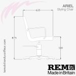Fauteuil de coupe | Ariel (Dimensions) REM
