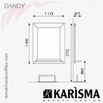 DANDY (Dimensions) | Coiffeuse | Karisma