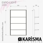 EXPO LIGHT court (Dimensions) | Meuble expo | Karisma