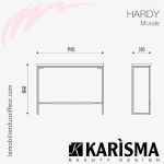 HARDY Murale (Dimensions) | Coiffeuse | Karisma