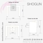 SHOGUN (Dimensions) | Meuble de caisse | Jacques SEBAN
